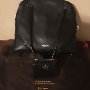 Kate Spade Black Shoulder Bag and Wallet